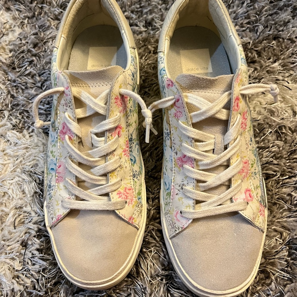 Floral Dolce Vita Canvas Sneakers